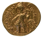 Stamp of Coins » Kushan Kushanas, Vasudeva I, c. 190-230, AV dinar, 7.91 g. Oesho Bull