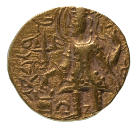Kushanas, Kanishka III, c. 267-270, AV dinar, 7.82 g. Ardoksho