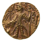 Stamp of Coins » Kushan Kushanas, Vasudeva II, c. 275-300, AV dinar, 7.85 g. (20 mm). Ardoksho
