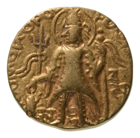 Kushanas, Vasudeva II, c. 275-300, AV dinar, 7.68 g. Ardoksho