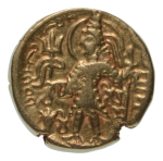 Stamp of Coins » Kushan Kushanas, Shaka, c. mid-4th century, AV dinar, 7.63 g. Ardoksho