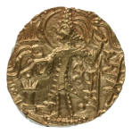 Stamp of Coins » Kushan Kushanas, Shaka, c. mid-4th century, AV dinar, 7.64 g. Ardoksho