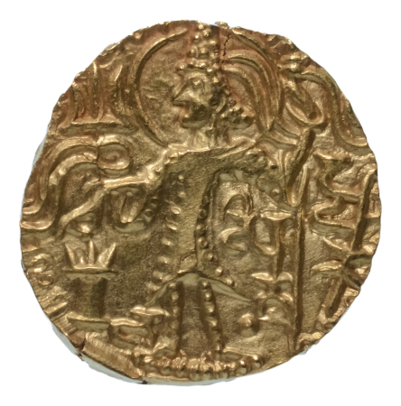 Kushanas, Shaka, c. mid-4th century, AV dinar, 7.64 g. Ardoksho