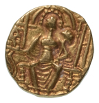Stamp of Coins » Kushan Kushanas, Shaka, c. mid-4th century, AV dinar, 7.80 g. Ardoksho