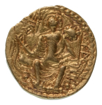 Stamp of Coins » Kushan Kushanas, Shaka, c. mid-4th century, AV dinar, 7.69 g. Ardoksho