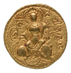 Stamp of Coins » Gupta Gupta Empire, Chandragupta I, c. 319-335, AV dinar, 7.80 g. King and Queen
