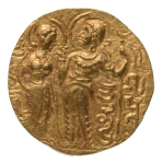 Stamp of Coins » Gupta Gupta Empire, Chandragupta I, c. 319-335, AV dinar, 7.80 g. King and Queen