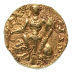 Stamp of Coins » Gupta Gupta Empire, Chandragupta I, c. 319-335, AV dinar, 7.92 g. King and Queen