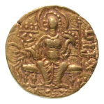 Stamp of Coins » Gupta Gupta Empire, Samudragupta, c. 335-375, AV dinar, 7.63 g. Javelin