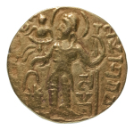 Stamp of Coins » Gupta Gupta Empire, Samudragupta, c. 335-375, AV dinar, 6.50 g. Javelin