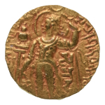 Stamp of Coins » Gupta Gupta Empire, Samudragupta, c. 335-375, AV dinar, 7.84 g. Javelin