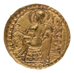 Stamp of Coins » Gupta Gupta Empire, Samudragupta, c. 335-375, AV dinar, 7.65 g. Lyrist