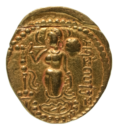 Gupta Empire, Samudragupta, c. 335-375, AV dinar 7.53 g. Horse