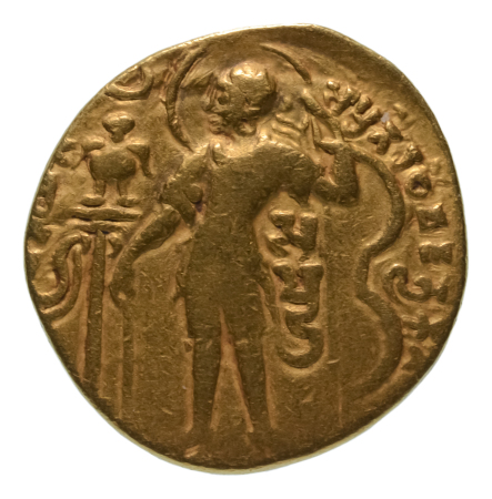Gupta Empire, Samudragupta, c. 335-375, AV dinar, 7.46 g. Archer