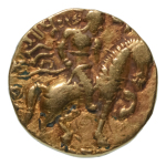 Stamp of Coins » Gupta Gupta Empire, Chandragupta II, c. 380-413, AV dinar, 7.77 g. Horseman