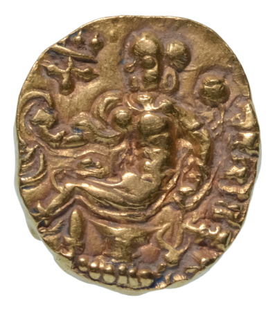 Gupta Empire, Chandragupta II, c. 380-413, AV dinar, 7.93 g. Horseman