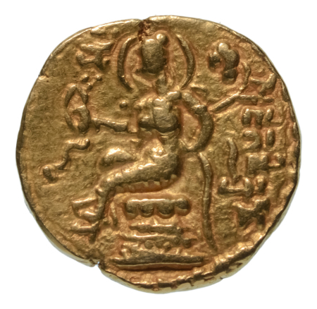 Gupta Empire, Chandragupta II, c. 380-413, AV dinar, 7.74 g. Horseman