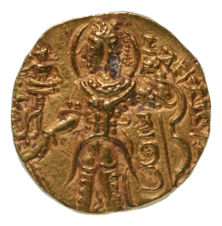 Gupta Empire, Chandragupta I, c. 319-335, AV dinar, 7.83 g. Archer