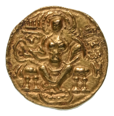 Gupta Empire, Chandragupta I, c. 319-335, AV dinar, 7.83 g. Archer