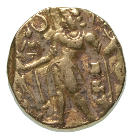 Gupta Empire, Chandragupta III, c. 450-455, AV dinar, 8.34 g. Archer