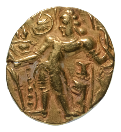 Gupta Empire, Chandragupta III, c. 450-455, AV dinar, 8.50 g. Archer