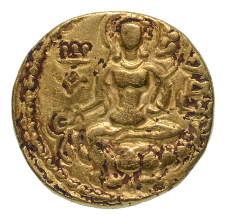 Gupta Empire, Chandragupta II, c. 380-413, AV dinar, 7.59 g. Archer