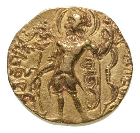 Gupta Empire, Chandragupta II, c. 380-413, AV dinar, 7.79 g. Archer