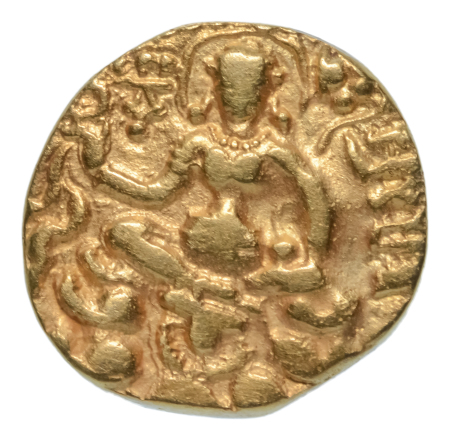 Gupta Empire, Kumaragupta I, c. 415-455, AV dinar, 7.09 g. Archer