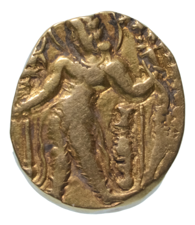 Gupta Empire, Chandragupta II, c. 380-413, AV dinar, 8.18 g. Archer