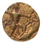 Stamp of Coins » Gupta Gupta Empire, Chandragupta II, c. 380-413, AV dinar, 7.69 g. Lion slayer