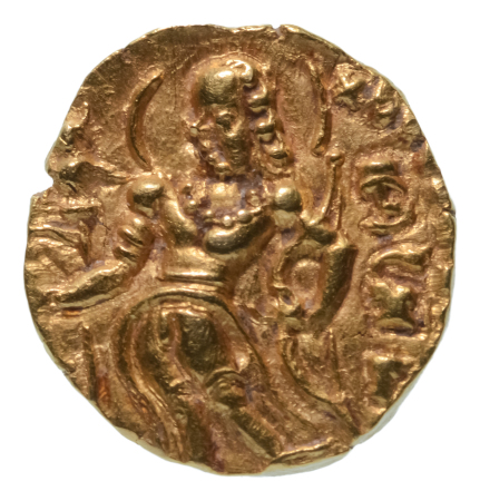 Gupta Empire, Kumaragupta I, c. 415-455, AV dinar, 7.84 g. Archer