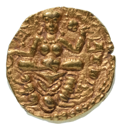 Gupta Empire, Kumaragupta I, c. 415-455, AV dinar, 7.84 g. Archer