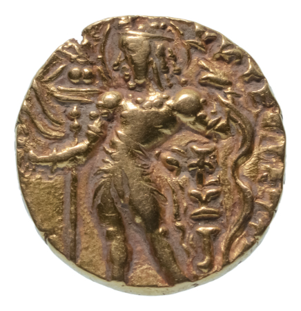 Gupta Empire, Kumaragupta I, c. 415-455, AV dinar, 7.97 g. Archer