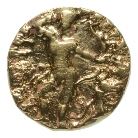 Gupta Empire, Kumaragupta I, c. 415-455, AV dinar, 8.00 g. Lion slayer