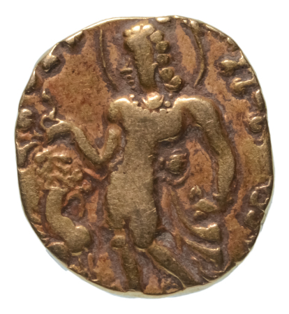 Gupta Empire, Kumaragupta I, c. 415-455, AV dinar, 8.13 g. Kartikeya