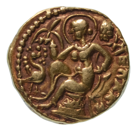 Gupta Empire, Kumaragupta I, c. 415-455, AV dinar, 8.22 g. Horseman