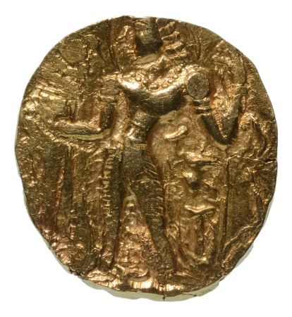 Gupta Empire, Narasimhagupta, c. 495-530, AV dinar, 9.65 g. Archer