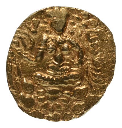 Gupta Empire, Narasimhagupta, c. 495-530, AV dinar, 9.65 g. Archer