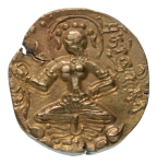 Stamp of Coins » Post-Gupta Post-Gupta, Samacharadeva, c. 6th – 8th century, AV dinar, 9.37 g. Archer