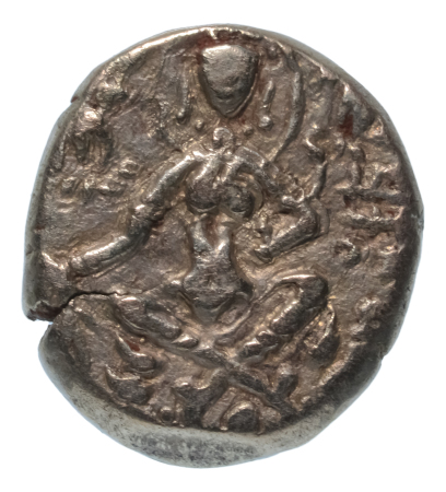 Post-Gupta, Jayanaga, c. mid-6th century, AV dinar, 8.99 g. Archer