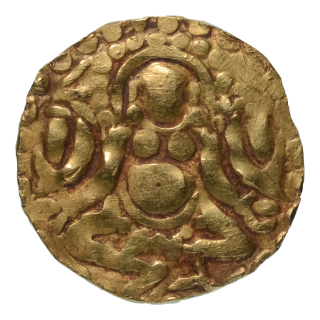 Kalachuris of Tripuri, Gangeya Deva, 1015-1040, AV dinar, 4.12 g.