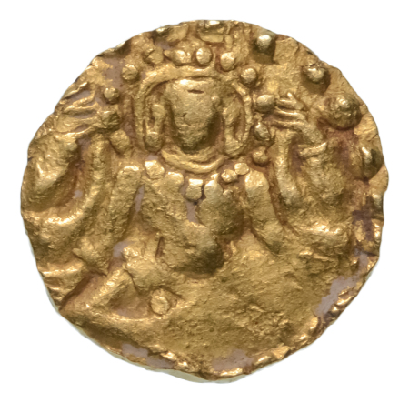 Kalachuris of Tripuri, Gangeya Deva, 1015-1040, AV half dinar, 2.09 g.