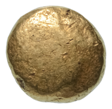 Vijayanagara kingdom, Achyutaraya, 1529-42, AV half pagoda, 1.71 g.