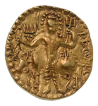 Stamp of Coins » Kushan Kushanas, Vasishka, c. 247-265, AV dinar, 7.83 g. Oesho Bull