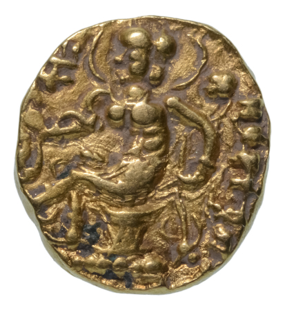 Gupta Empire, Chandragupta II, c. 380-413, AV dinar, 7.89 g. Horseman