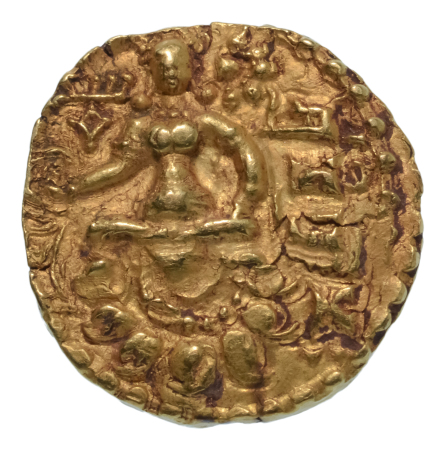 Gupta Empire, Chandragupta II, c. 380-413, AV dinar, 7.98 g. Archer