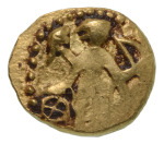 Post-Gupta, unknown era, unknown type. AV dinar, 7.96 g.