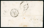 Stamp of Spain Paid At Teneriffe Crown Circle