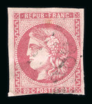 Stamp of France » Collections 1849-1900, collection de classiques bien suivie majorité