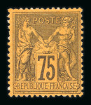 Stamp of France » Collections 1849-1900, collection de classiques bien suivie majorité